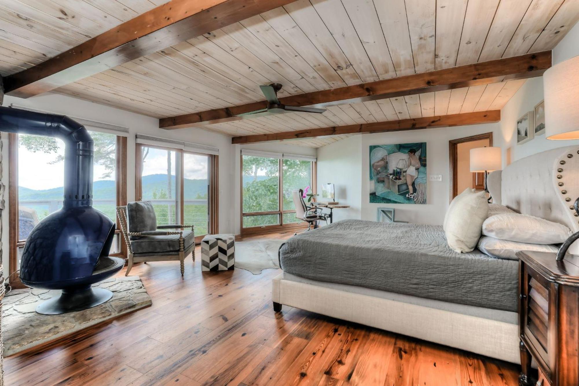 Falken Haus - Relax In Seclusion With Panoramic Lake Views Jasper Luaran gambar